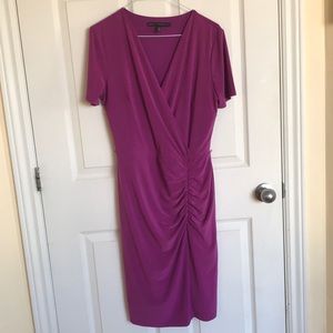 Stretchy purple dress